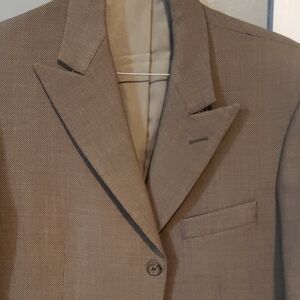 Men's Brown Tear Drop Custom Blazer